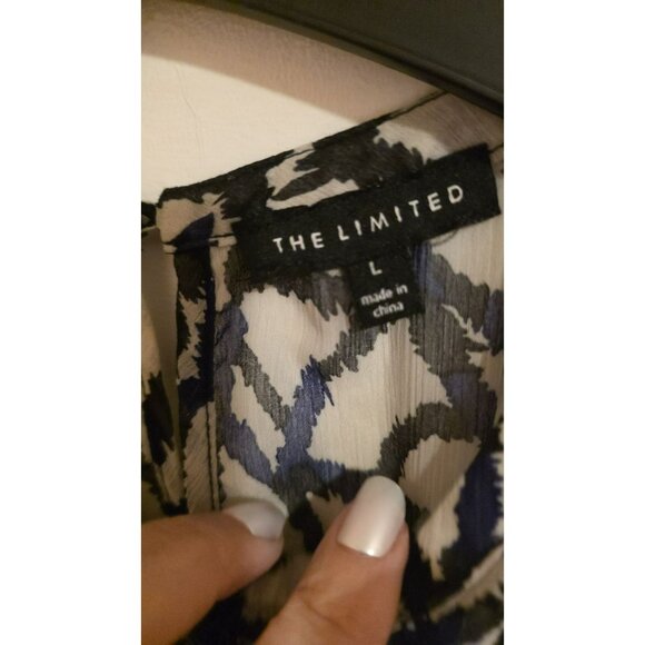 The Limited Blouse Tank Ruffle Womens Size Large Cocktail Wedding Girls night - Picture 3 of 9